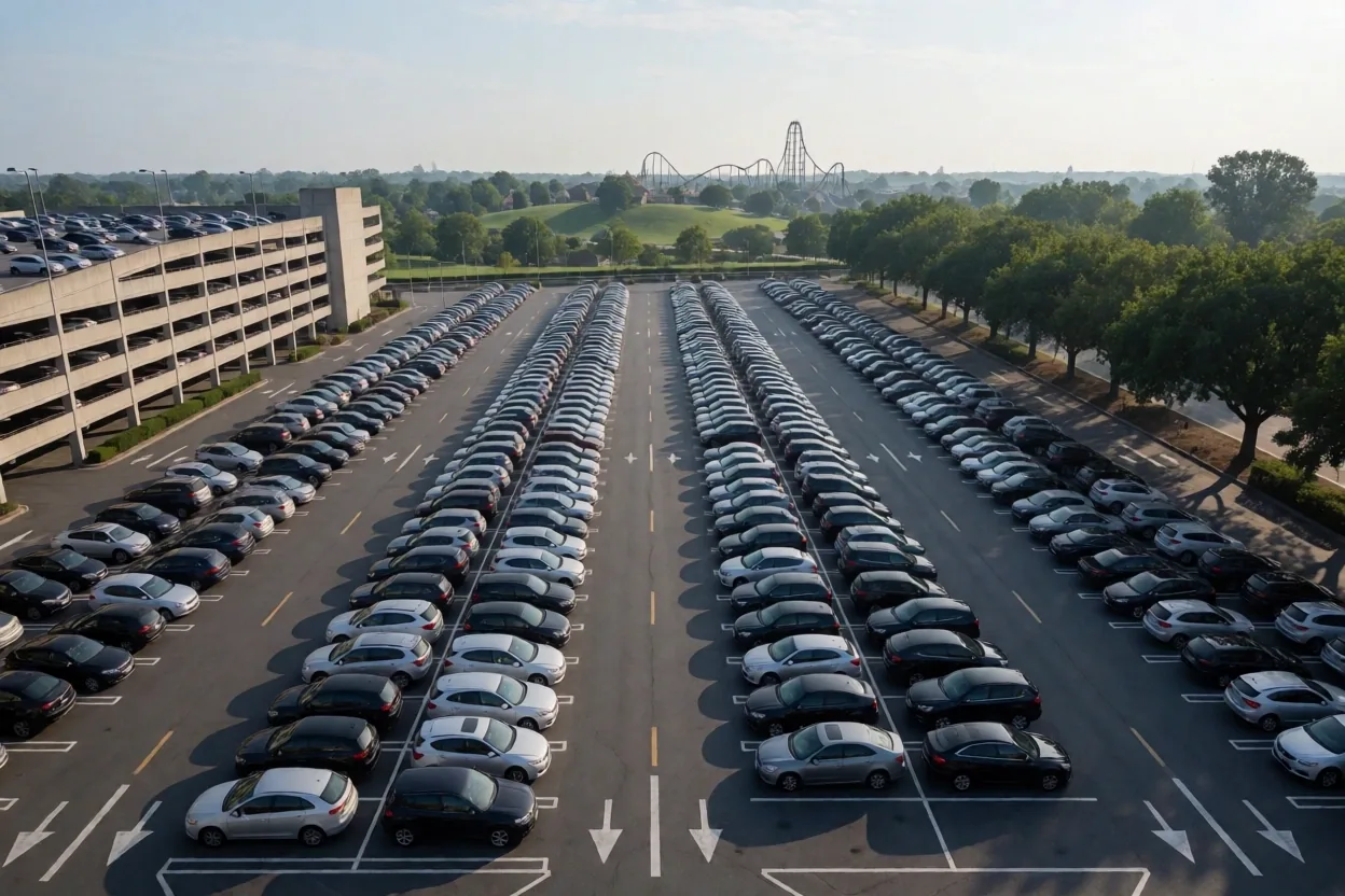 Großparkplatz Europa-Park Rust