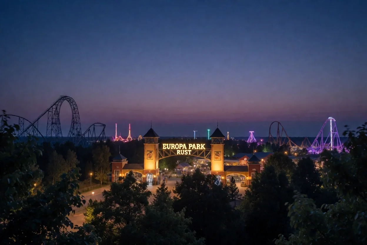 Europa-Park Rust Abendstimmung